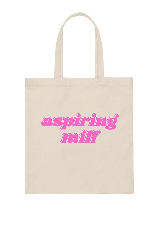 Aspiring Mxxf Canvas Tote Bag - cherrykittenAspiring Mxxf Canvas Tote Bag