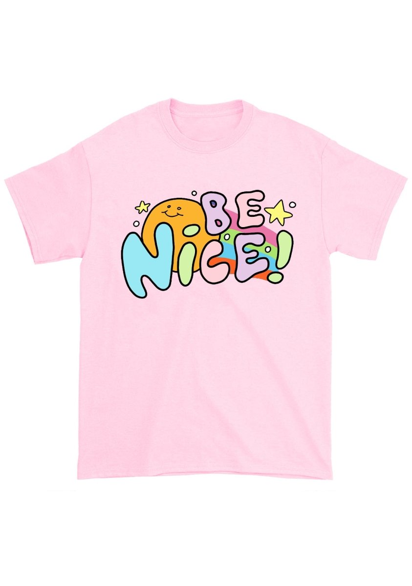 Be Nice Star And Sun Chunky Shirt - cherrykittenBe Nice Star And Sun Chunky Shirt