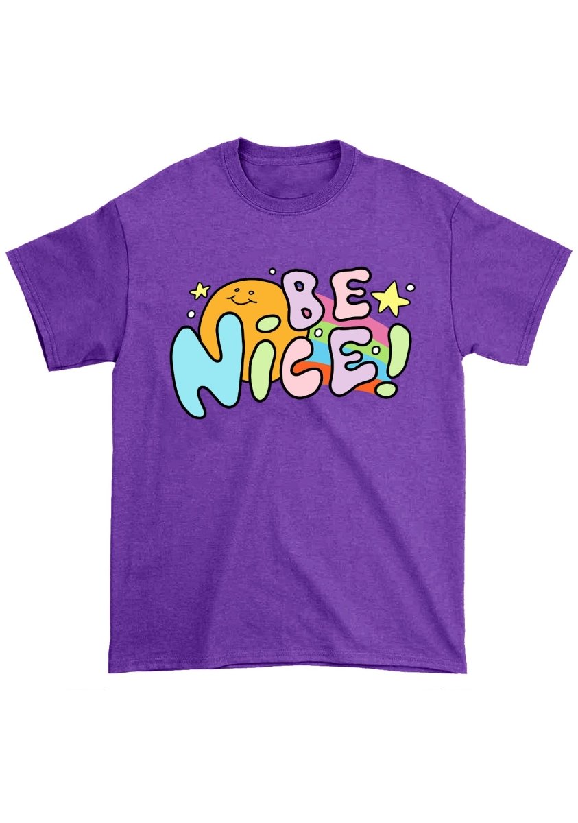 Be Nice Star And Sun Chunky Shirt - cherrykittenBe Nice Star And Sun Chunky Shirt