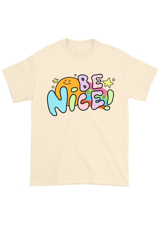 Be Nice Star And Sun Chunky Shirt - cherrykittenBe Nice Star And Sun Chunky Shirt