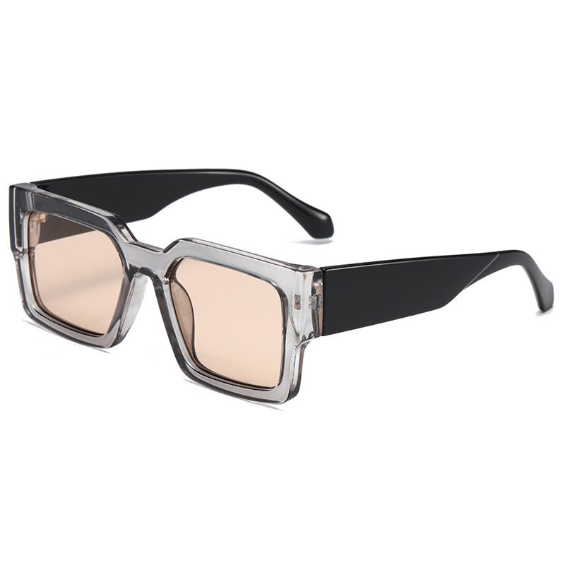 Broad Frame Retro Sunglasses - cherrykittenBroad Frame Retro Sunglasses