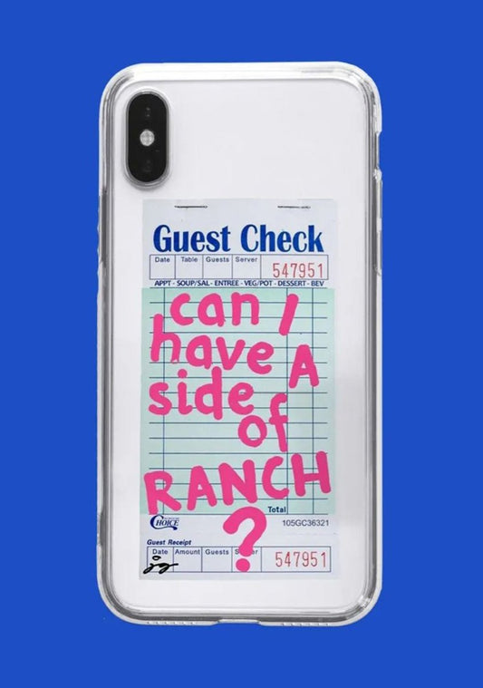 Can I Have A Side Of Ranch Transparent Phone Case - cherrykittenCan I Have A Side Of Ranch Transparent Phone Case