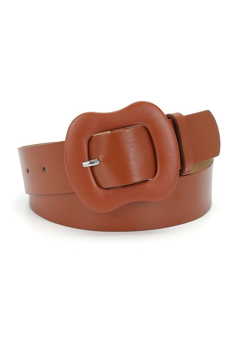 Candy Color Wide Buckle Belt - cherrykittenCandy Color Wide Buckle Belt