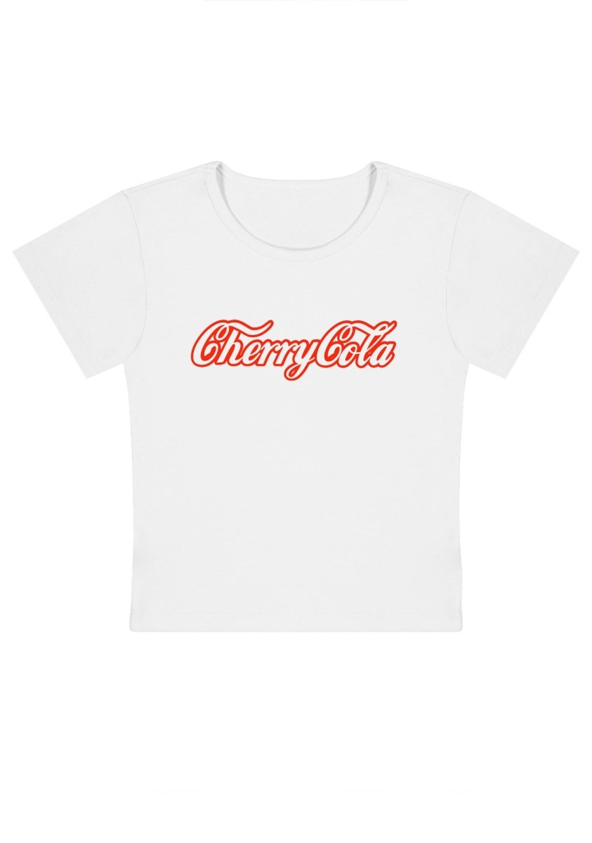 Cherry Cola Y2K Baby Tee - cherrykittenCherry Cola Y2K Baby Tee