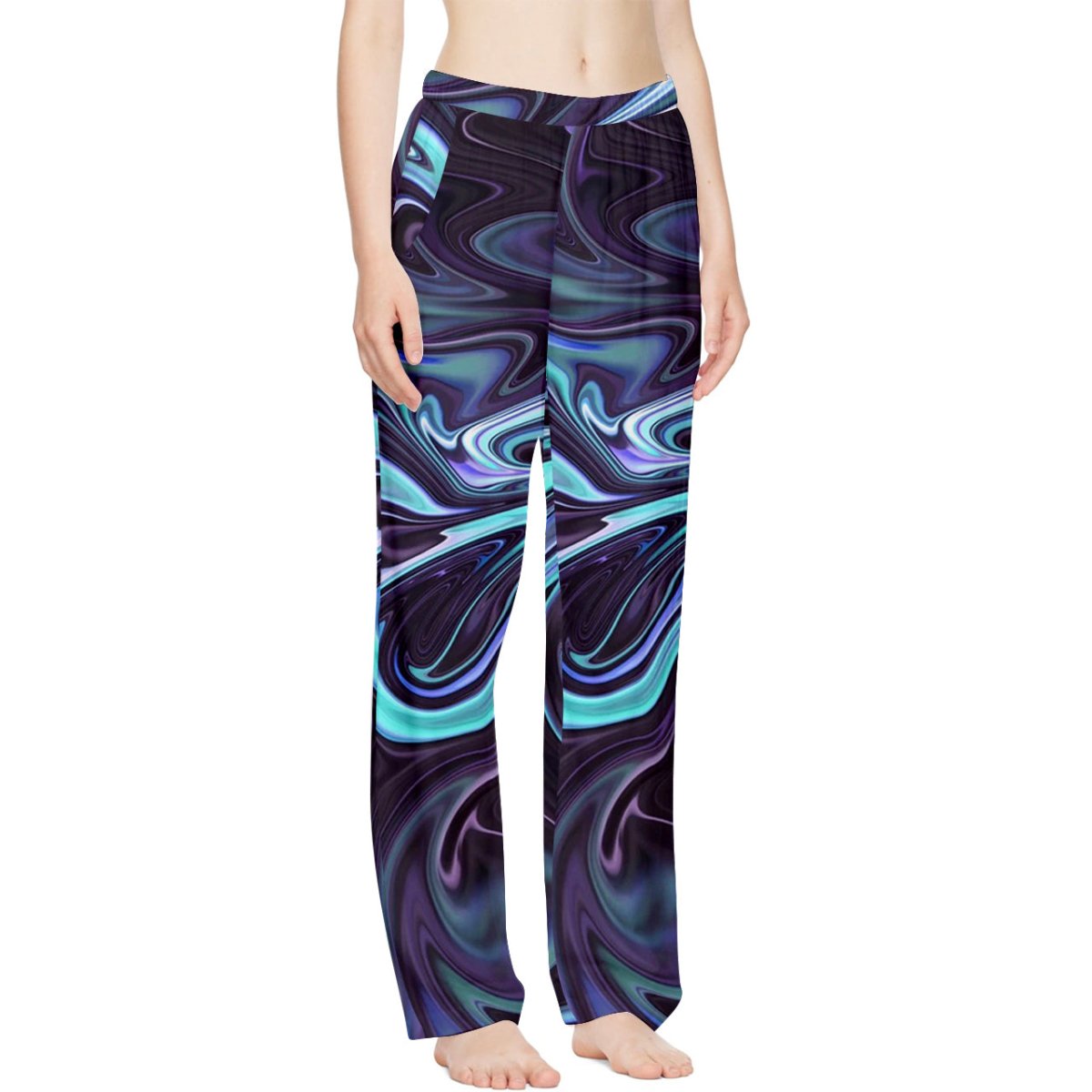 Clouds Dance Print Casual Pants - cherrykittenClouds Dance Print Casual Pants