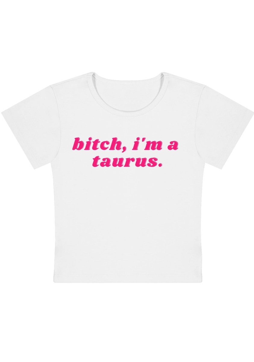 Curvy Bxtch I'm A Custom Zodiac Baby Tee - cherrykittenCurvy Bxtch I'm A Custom Zodiac Baby Tee