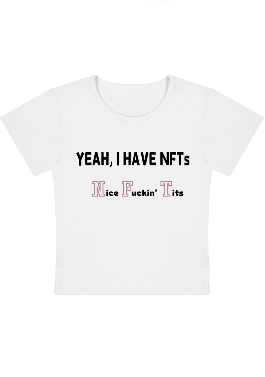 Curvy I Have NFTS Baby Tee - cherrykittenCurvy I Have NFTS Baby Tee