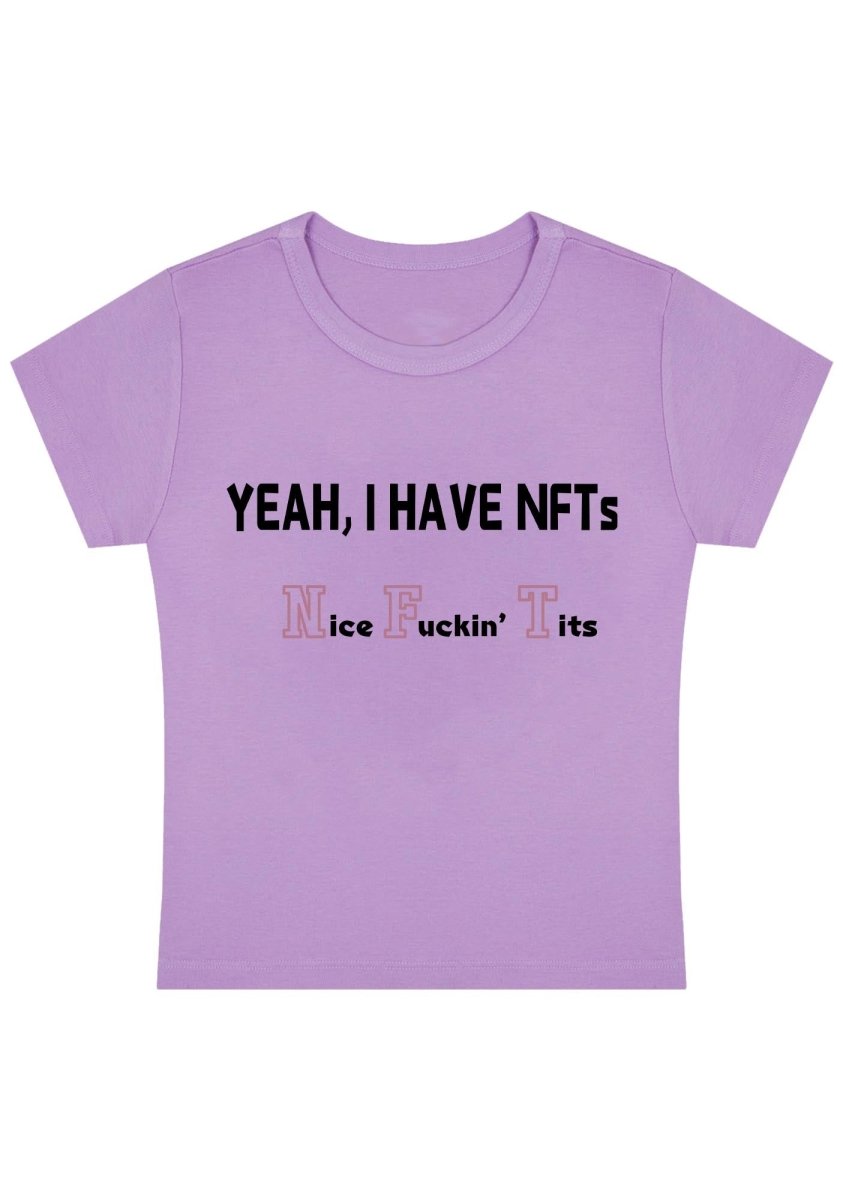 Curvy I Have NFTS Baby Tee - cherrykittenCurvy I Have NFTS Baby Tee