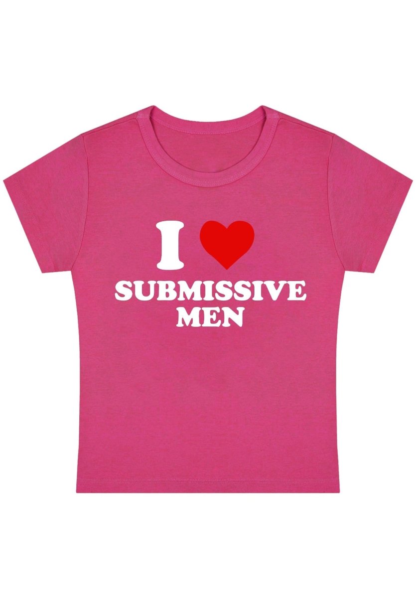 Curvy I Love S Men Baby Tee - cherrykittenCurvy I Love S Men Baby Tee