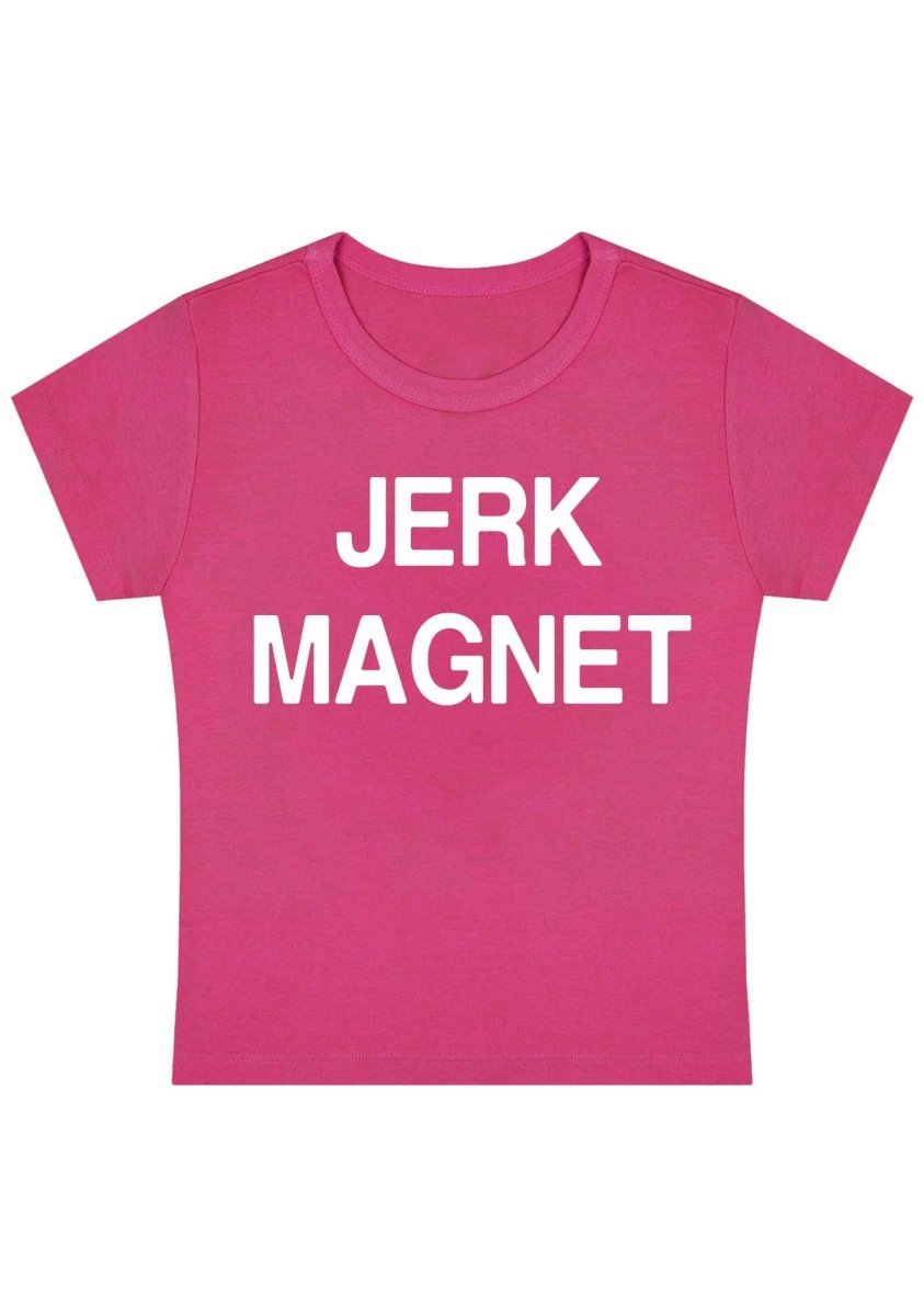 Curvy The Magnet Baby Tee - cherrykittenCurvy The Magnet Baby Tee