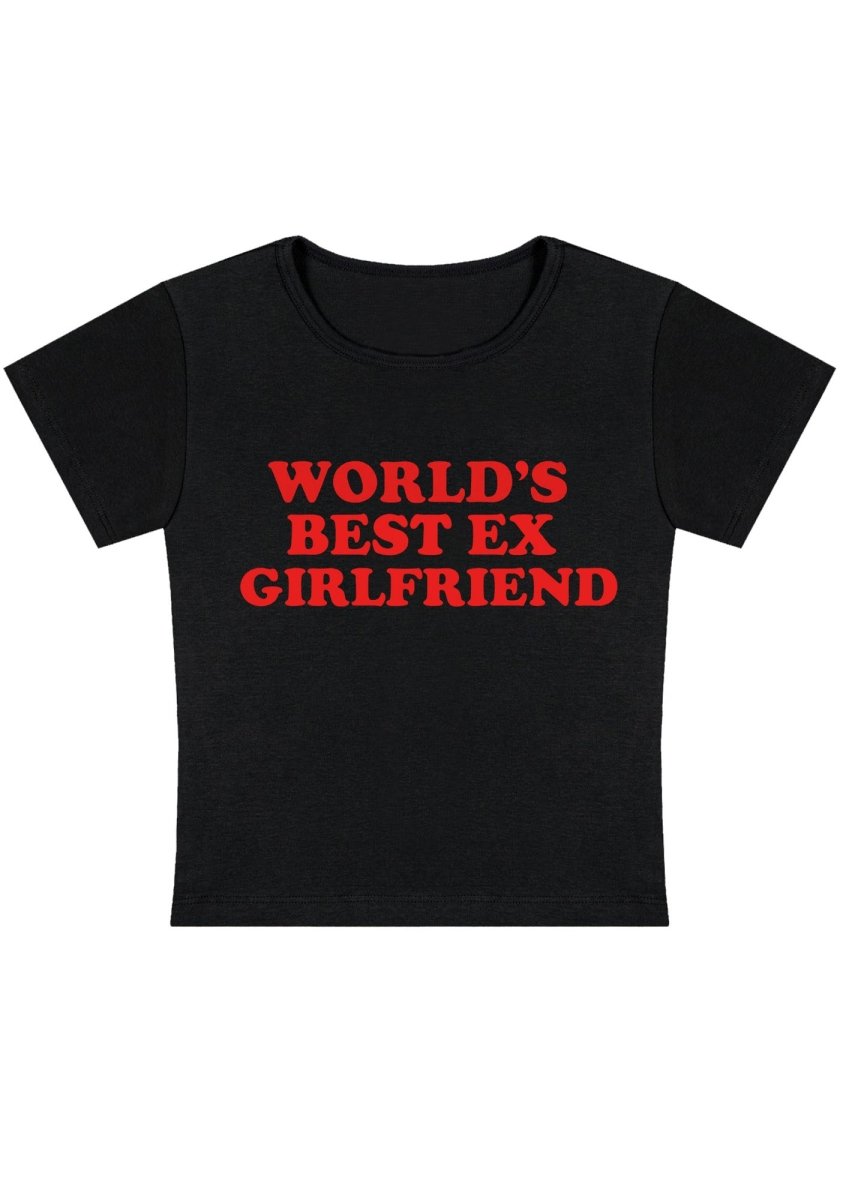 Curvy World's Best Ex Girlfriend Baby Tee - cherrykittenCurvy World's Best Ex Girlfriend Baby Tee