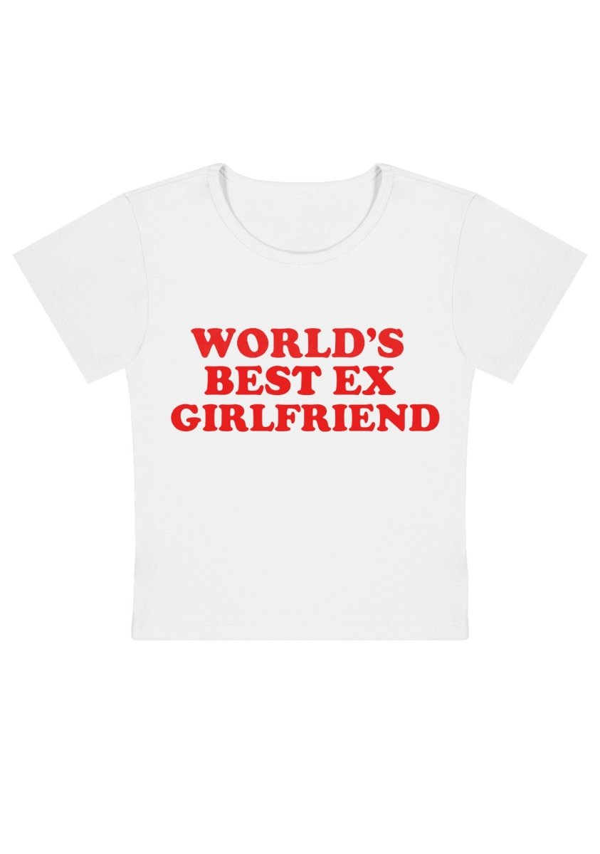 Curvy World's Best Ex Girlfriend Baby Tee - cherrykittenCurvy World's Best Ex Girlfriend Baby Tee