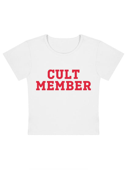 Cut Member Y2k Baby Tee - cherrykittenCut Member Y2k Baby Tee