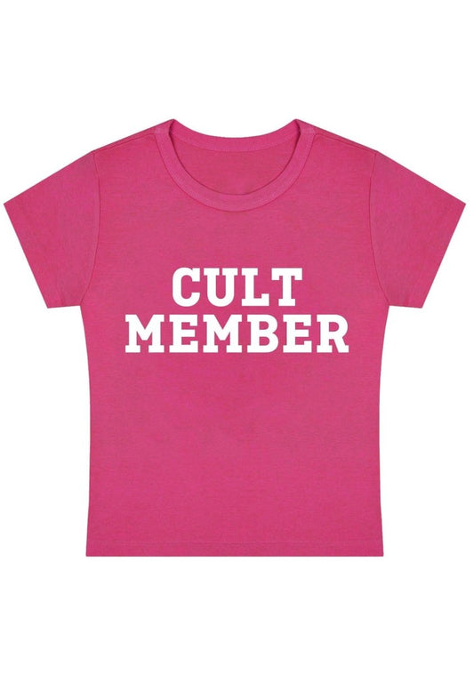 Cut Member Y2k Baby Tee - cherrykittenCut Member Y2k Baby Tee