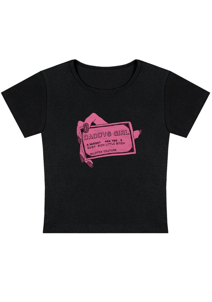 Daddys Girl Y2k Baby Tee - cherrykittenDaddys Girl Y2k Baby Tee