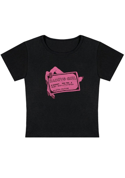 Daddys Girl Y2k Baby Tee - cherrykittenDaddys Girl Y2k Baby Tee