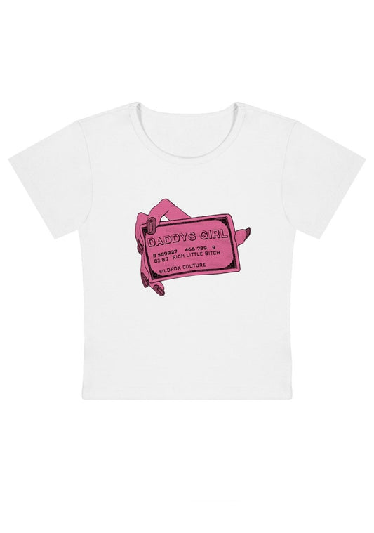 Daddys Girl Y2k Baby Tee - cherrykittenDaddys Girl Y2k Baby Tee