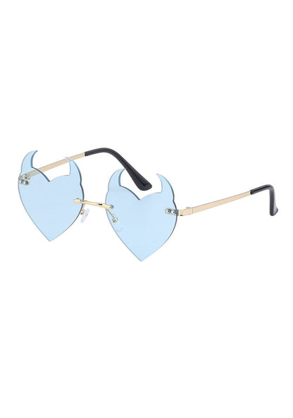 Devil Hearts Funky Sunglasses - cherrykittenDevil Hearts Funky Sunglasses