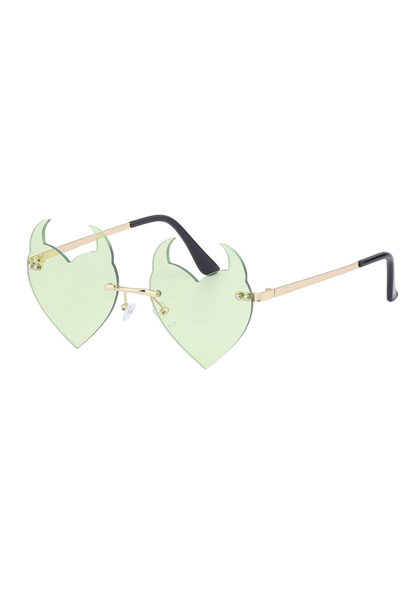 Devil Hearts Funky Sunglasses - cherrykittenDevil Hearts Funky Sunglasses