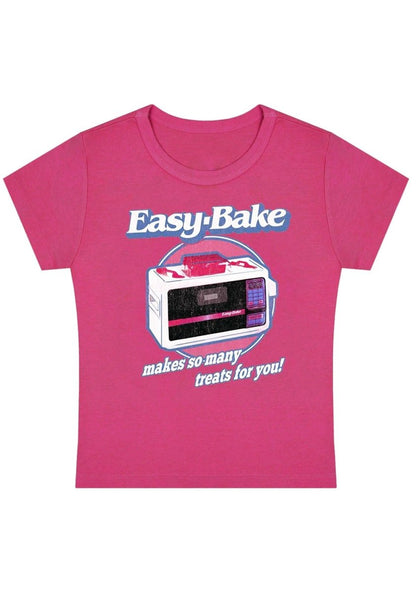 Easy-Bake Y2K Baby Tee-cherrykitten-Baby Tees,Tops