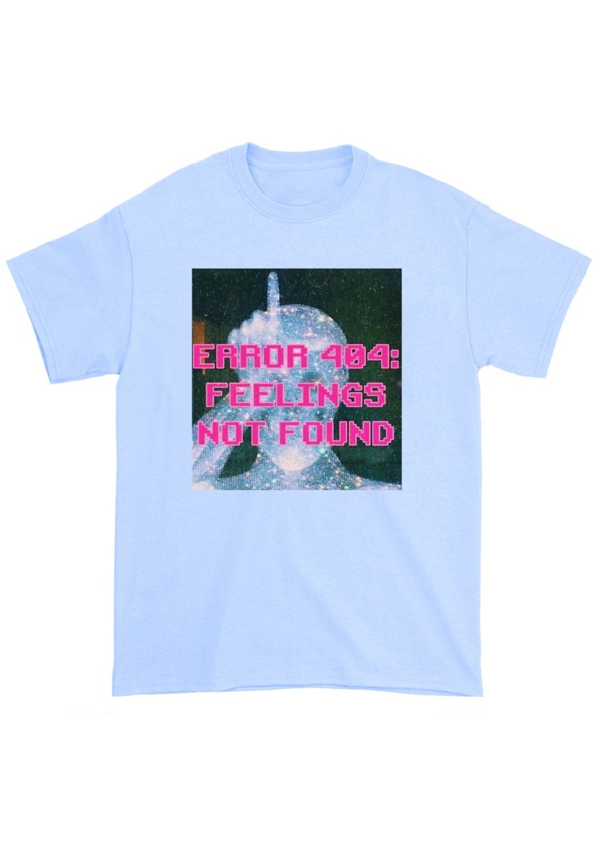 Error Feelings Not Found Chunky Shirt - cherrykittenError Feelings Not Found Chunky Shirt