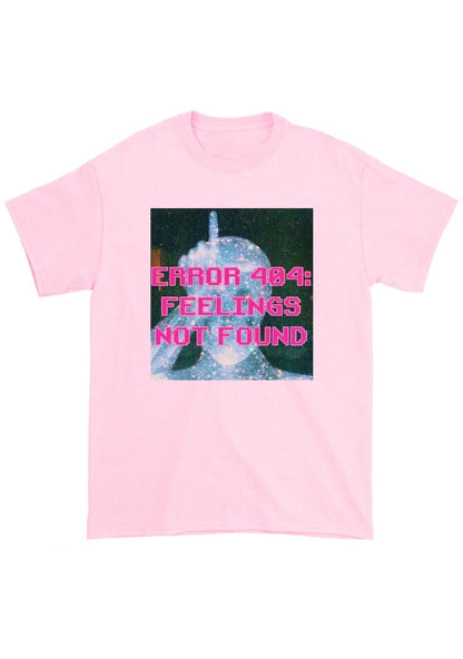 Error Feelings Not Found Chunky Shirt - cherrykittenError Feelings Not Found Chunky Shirt