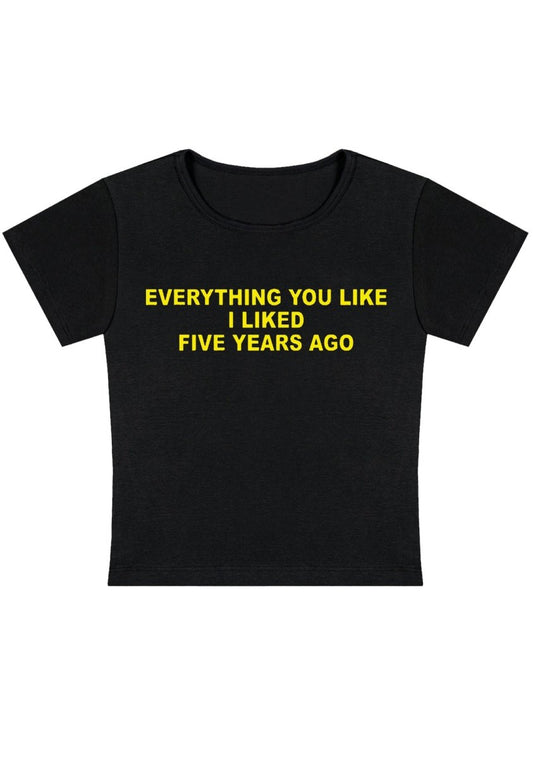 Everything You Like Y2K Baby Tee - cherrykittenEverything You Like Y2K Baby Tee