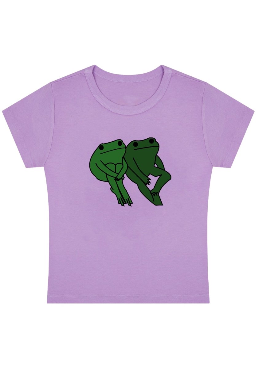 Frog Pepe Y2K Baby Tee - cherrykittenFrog Pepe Y2K Baby Tee