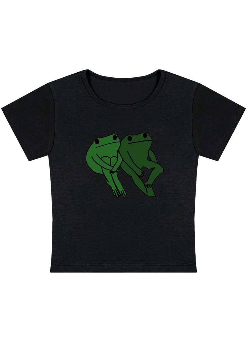 Frog Pepe Y2K Baby Tee - cherrykittenFrog Pepe Y2K Baby Tee