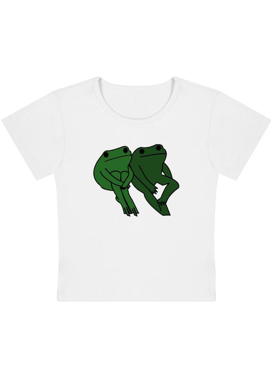 Frog Pepe Y2K Baby Tee - cherrykittenFrog Pepe Y2K Baby Tee