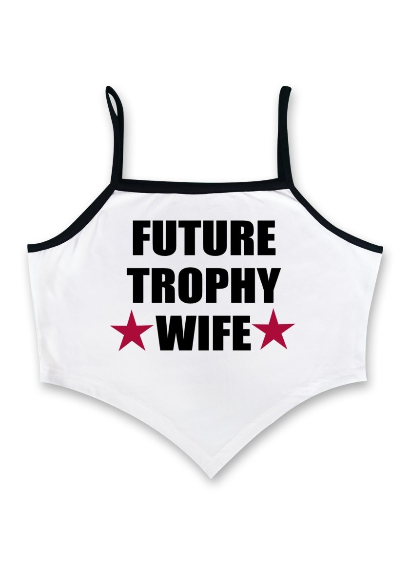 Future Trophy Wife Bandana Crop Tank - cherrykittenFuture Trophy Wife Bandana Crop Tank