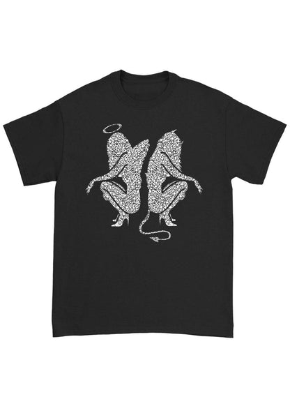 Good Angel & Evil Demon Chunky Shirt - cherrykittenGood Angel & Evil Demon Chunky Shirt