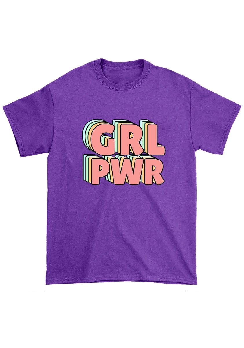 GRL PWR Chunky Shirt - cherrykittenGRL PWR Chunky Shirt