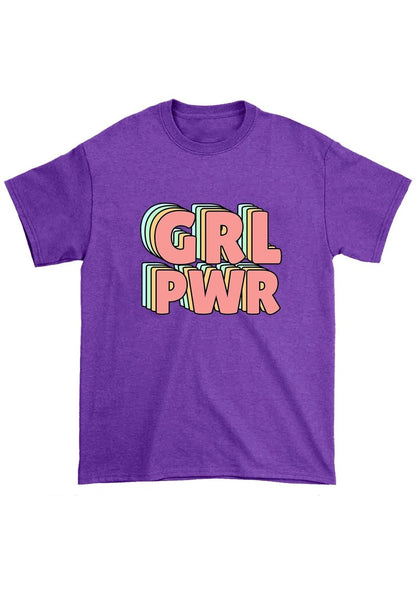 GRL PWR Chunky Shirt - cherrykittenGRL PWR Chunky Shirt