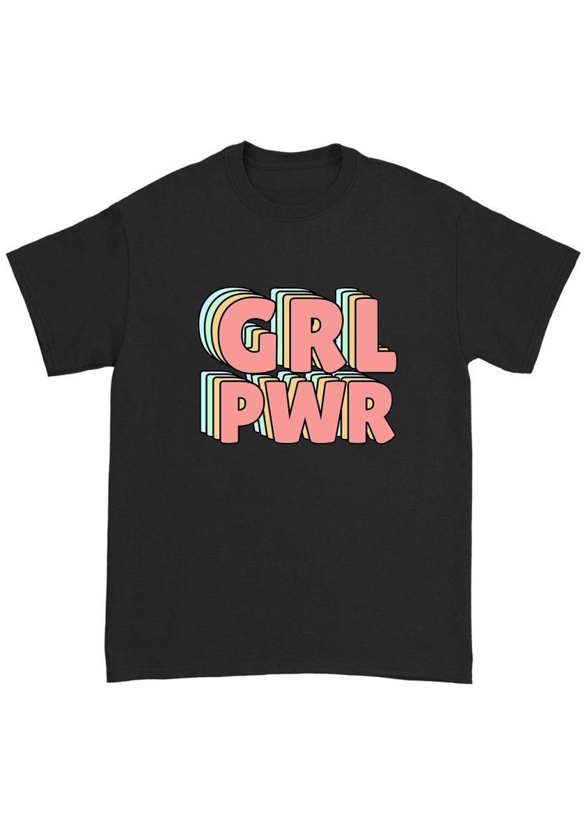 GRL PWR Chunky Shirt - cherrykittenGRL PWR Chunky Shirt