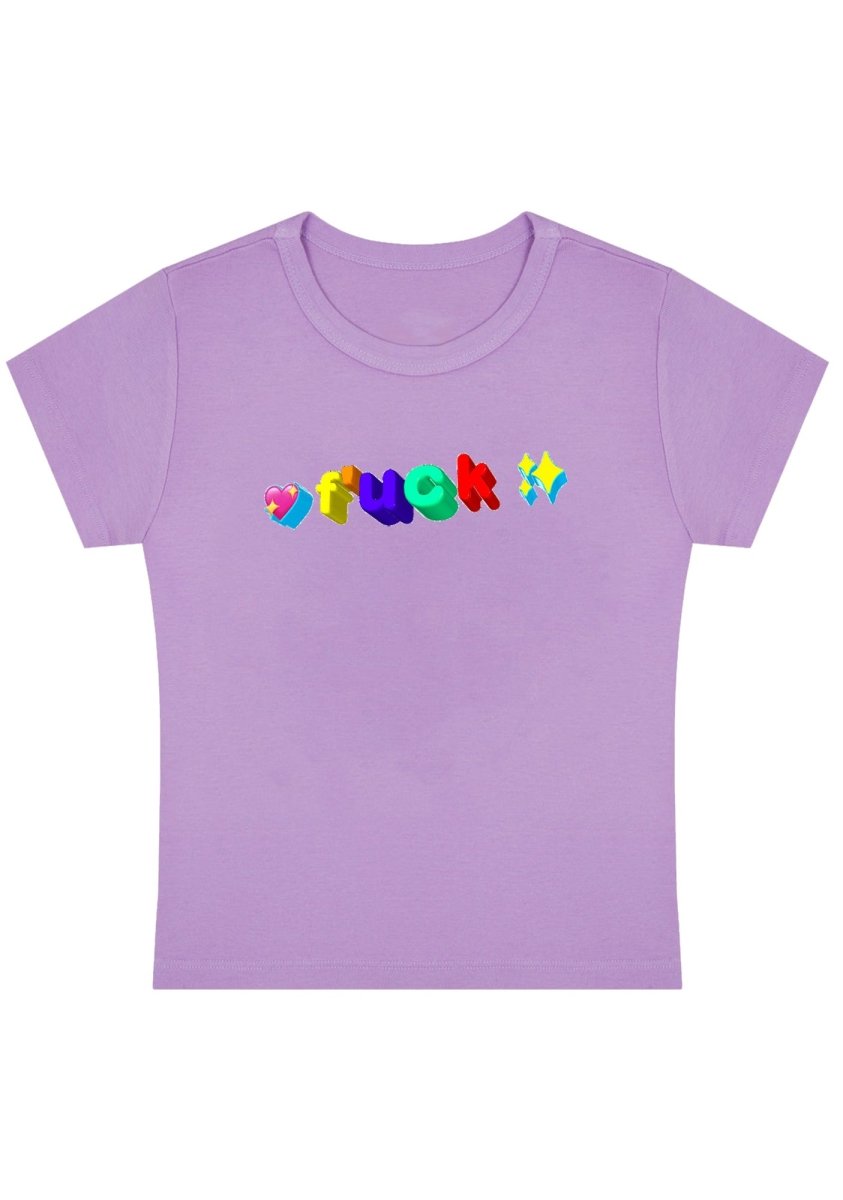 Heart F'xxk Y2K Baby Tee - cherrykittenHeart F'xxk Y2K Baby Tee