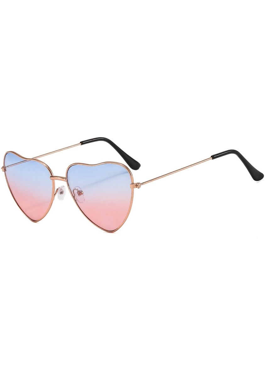 Heart Ocean Gradient Ramp Sunglasses - cherrykittenHeart Ocean Gradient Ramp Sunglasses