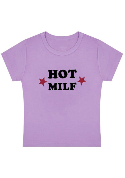 Hot Red Double Pentagram Y2k Baby Tee - cherrykittenHot Red Double Pentagram Y2k Baby Tee