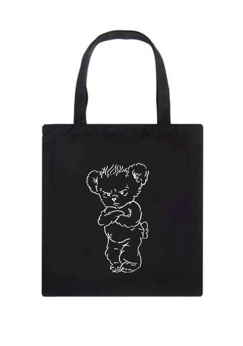 HS Bear Canvas Tote Bag - cherrykittenHS Bear Canvas Tote Bag