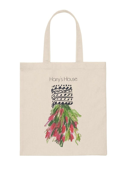 HS House Canvas Tote Bag - cherrykittenHS House Canvas Tote Bag