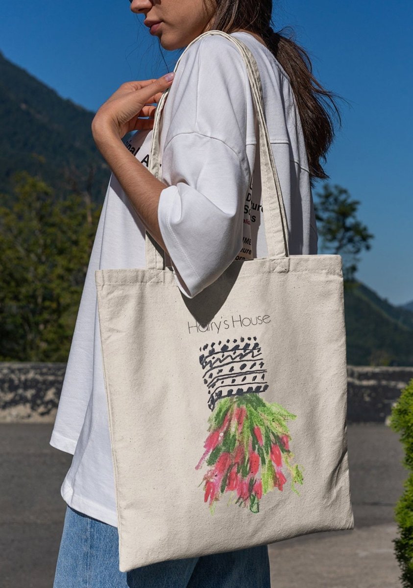 HS House Canvas Tote Bag - cherrykittenHS House Canvas Tote Bag