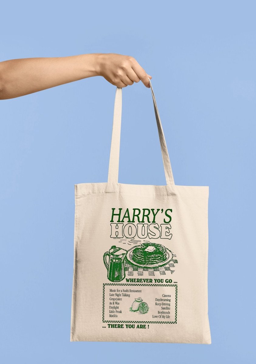 HS House Diner Canvas Tote Bag - cherrykittenHS House Diner Canvas Tote Bag