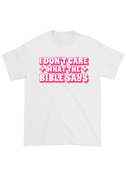 I Don't Care What It Says Chunky Shirt - cherrykittenI Don't Care What It Says Chunky Shirt