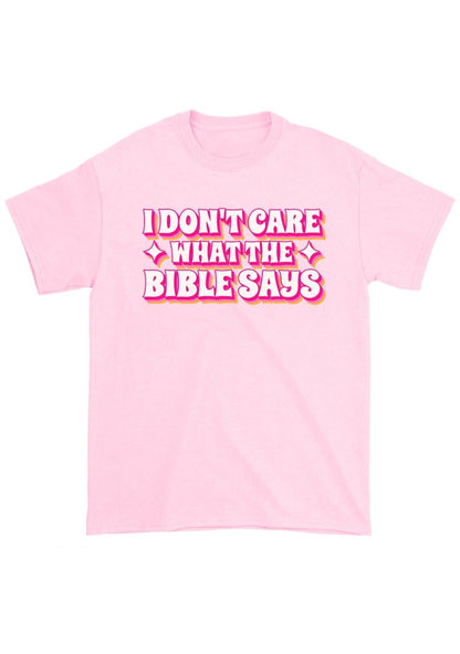 I Don't Care What It Says Chunky Shirt - cherrykittenI Don't Care What It Says Chunky Shirt