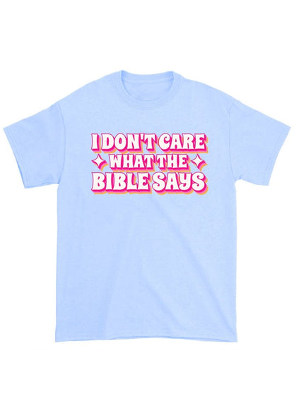 I Don't Care What It Says Chunky Shirt - cherrykittenI Don't Care What It Says Chunky Shirt