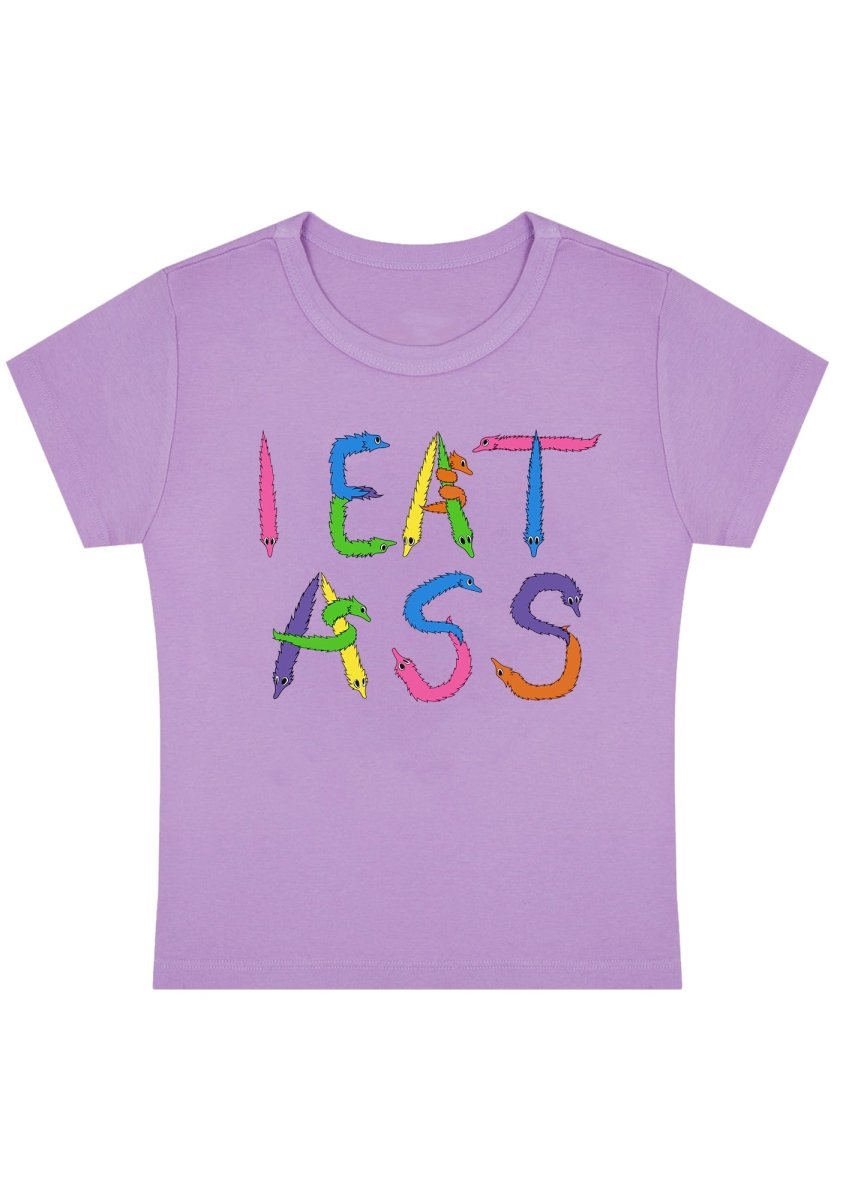 I EAT Y2K Baby Tee - cherrykittenI EAT Y2K Baby Tee
