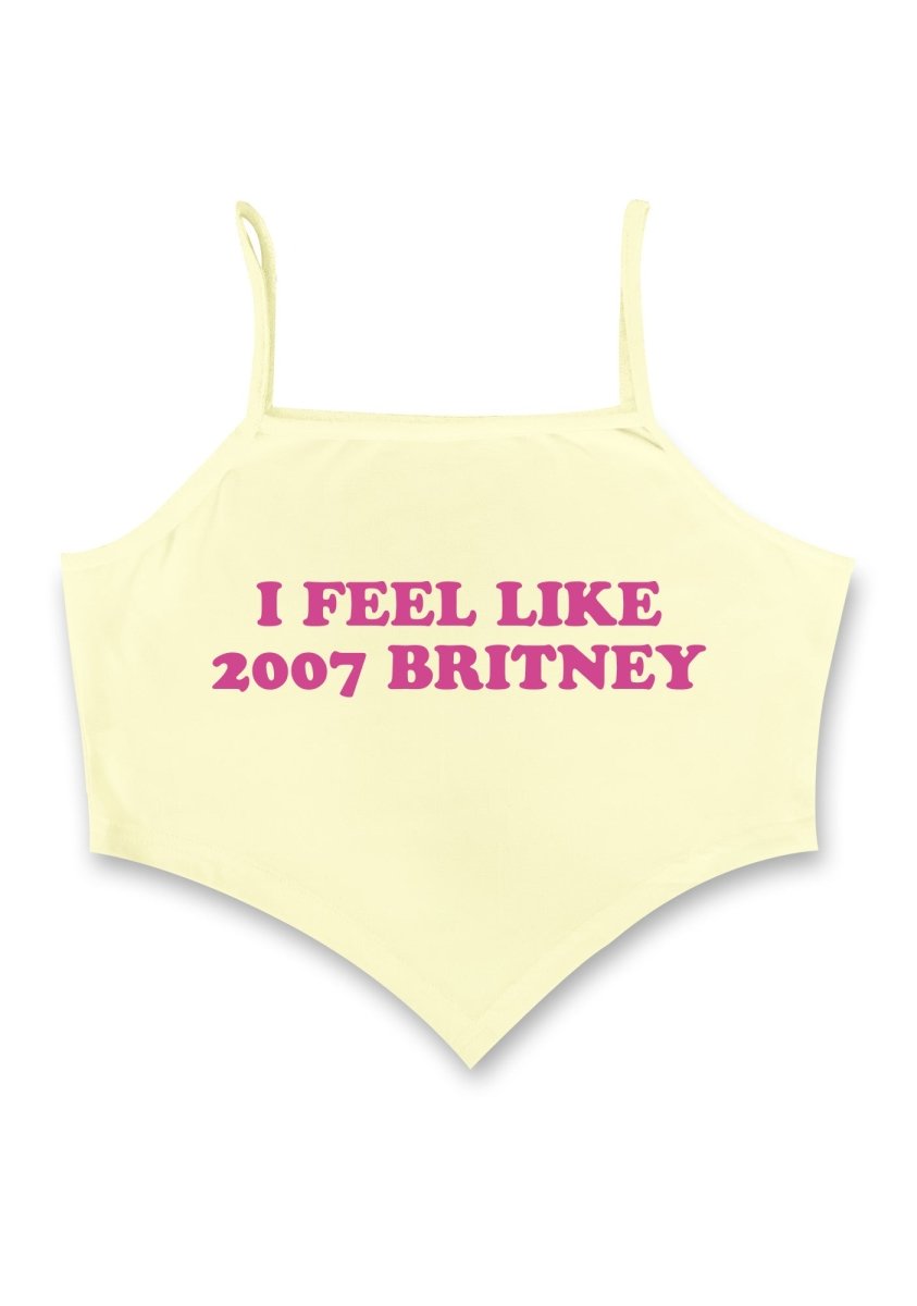 I Feel Like 2007 Britney Bandana Crop Tank - cherrykittenI Feel Like 2007 Britney Bandana Crop Tank