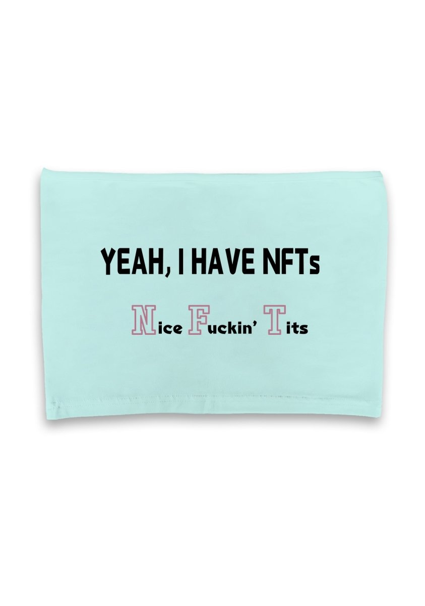 I Have NFTs Crop Tube - cherrykittenI Have NFTs Crop Tube