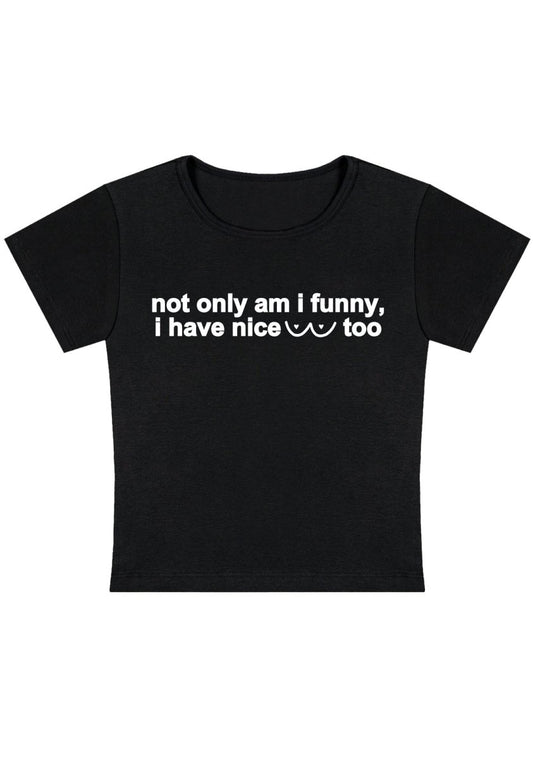 I Have Nice Dots Too Y2K Baby Tee - cherrykittenI Have Nice Dots Too Y2K Baby Tee