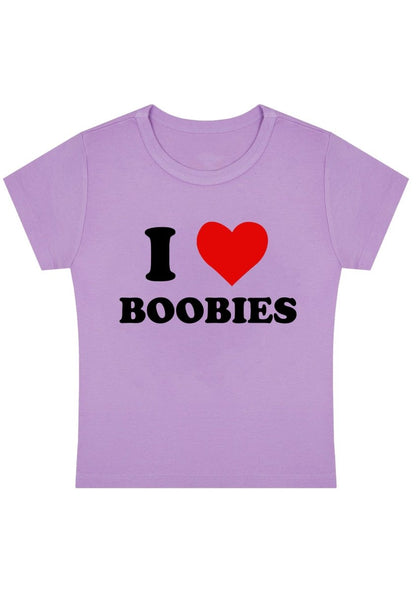 I Love Bxxbies Y2K Baby Tee - cherrykittenI Love Bxxbies Y2K Baby Tee